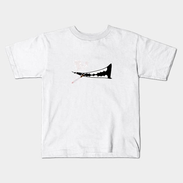 Laughing mouth Kids T-Shirt by SHS7